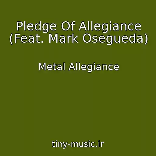 کاور آهنگ Pledge Of Allegiance (Feat. Mark Osegueda) از Metal Allegiance