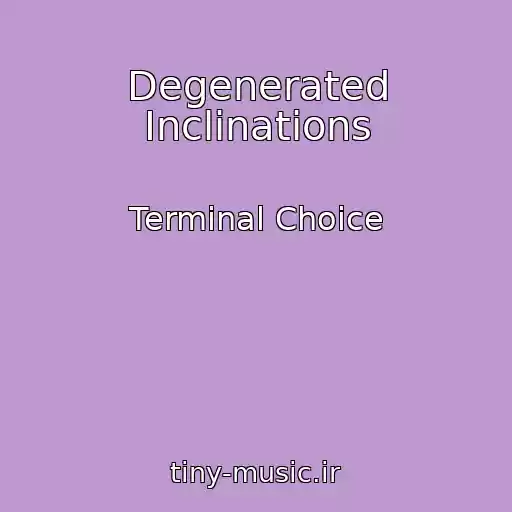 کاور آهنگ Degenerated Inclinations از Terminal Choice