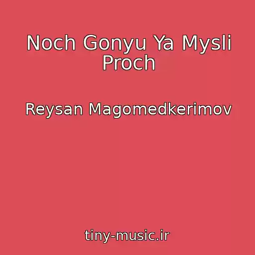 کاور آهنگ Noch Gonyu Ya Mysli Proch از Reysan Magomedkerimov