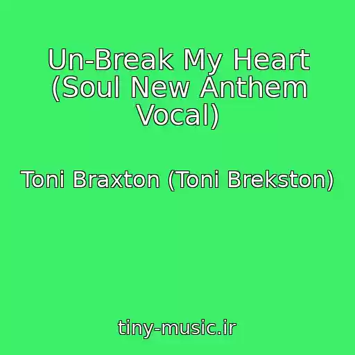 کاور آهنگ Un-Break My Heart (Soul New Anthem Vocal) از Toni Braxton (Toni Brekston)