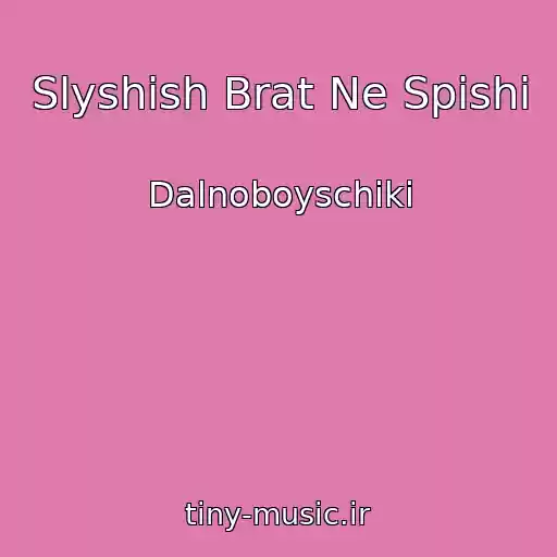 کاور آهنگ Slyshish Brat Ne Spishi از Dalnoboyschiki