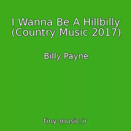 کاور آهنگ I Wanna Be A Hillbilly (Country Music 2017) از Billy Payne