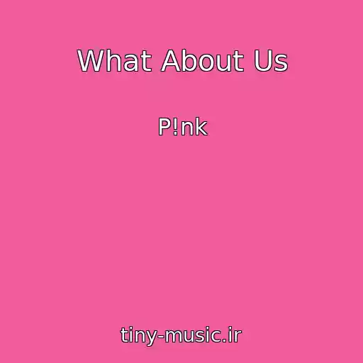 کاور آهنگ What About Us از P!nk