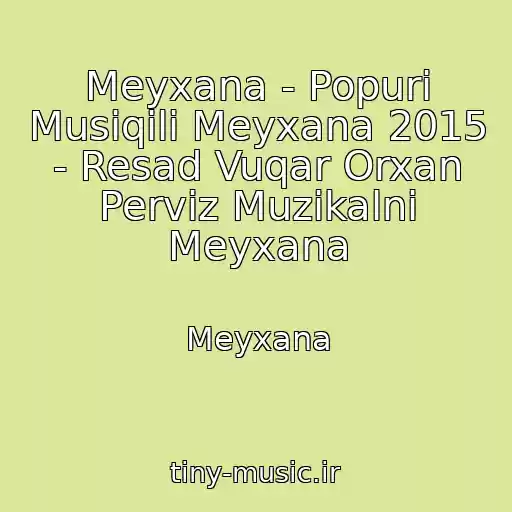 کاور آهنگ Meyxana - Popuri Musiqili Meyxana 2015 - Resad Vuqar Orxan Perviz Muzikalni Meyxana از Meyxana