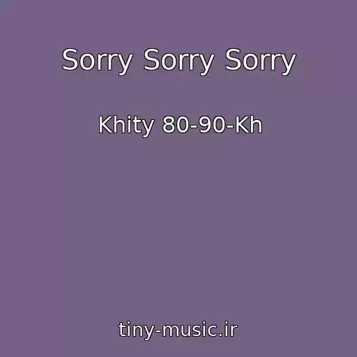کاور آهنگ Sorry Sorry Sorry از Khity 80-90-Kh
