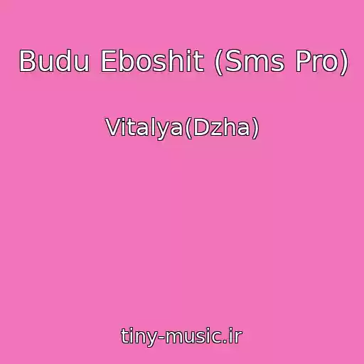 کاور آهنگ Budu Eboshit (Sms Pro) از Vitalya(Dzha)