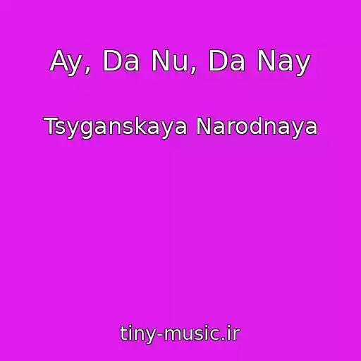 کاور آهنگ Ay, Da Nu, Da Nay از Tsyganskaya Narodnaya