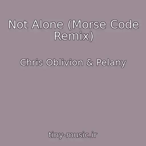 کاور آهنگ Not Alone (Morse Code Remix) از Chris Oblivion & Pelany