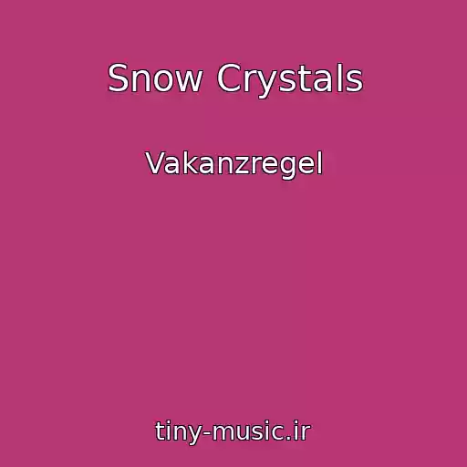 کاور آهنگ Snow Crystals از Vakanzregel