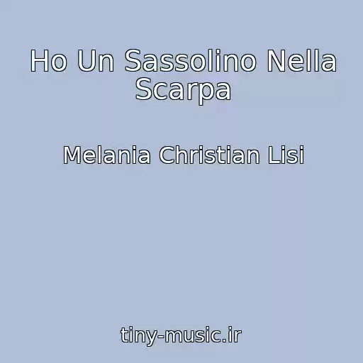 کاور آهنگ Ho Un Sassolino Nella Scarpa از Melania Christian Lisi