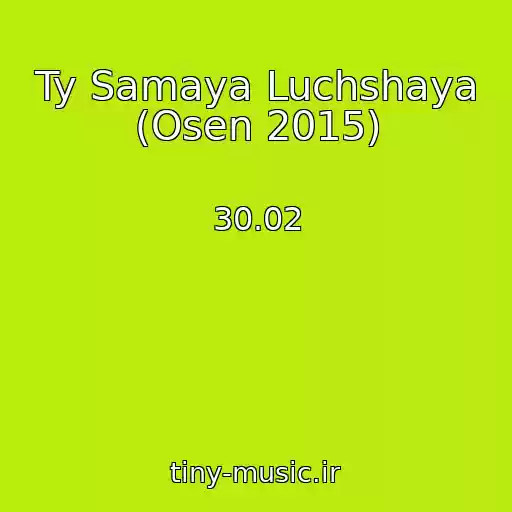 کاور آهنگ Ty Samaya Luchshaya (Osen 2015) از 30.02