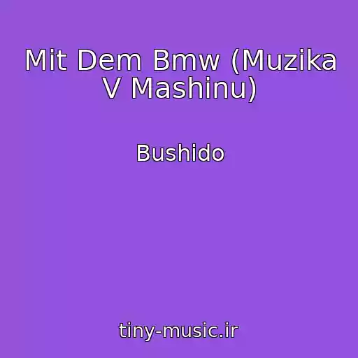 کاور آهنگ Mit Dem Bmw (Muzika V Mashinu) از Bushido