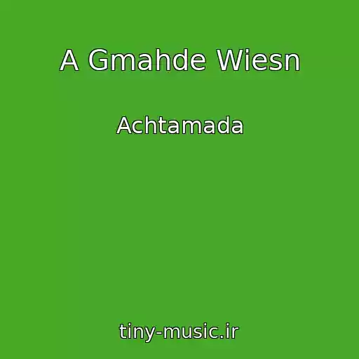 کاور آهنگ A Gmahde Wiesn از Achtamada