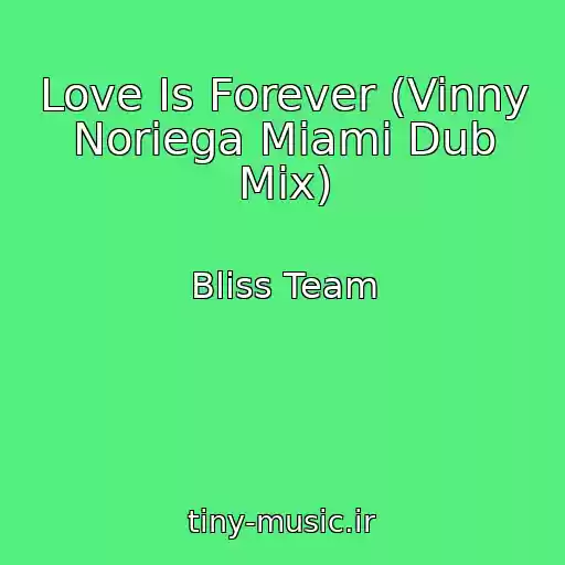 کاور آهنگ Love Is Forever (Vinny Noriega Miami Dub Mix) از Bliss Team