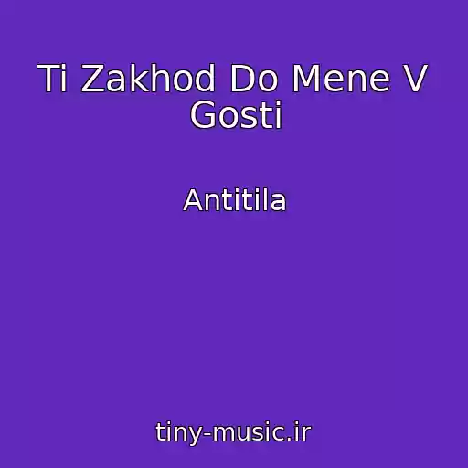 کاور آهنگ Ti Zakhod Do Mene V Gostі از Antitіla