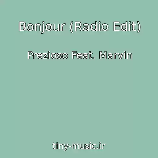 کاور آهنگ Bonjour (Radio Edit) از Prezioso Feat. Marvin