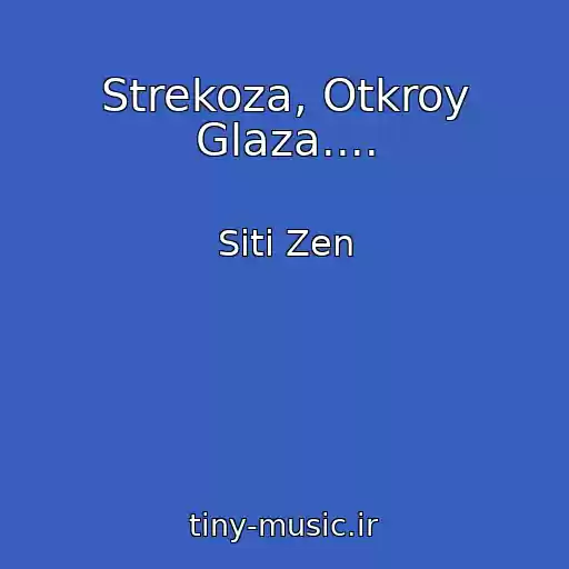 کاور آهنگ Strekoza, Otkroy Glaza.... از Siti Zen