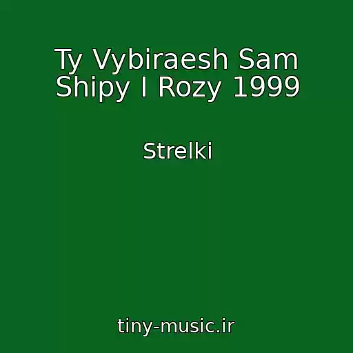 کاور آهنگ Ty Vybiraesh Sam Shipy I Rozy 1999 از Strelki