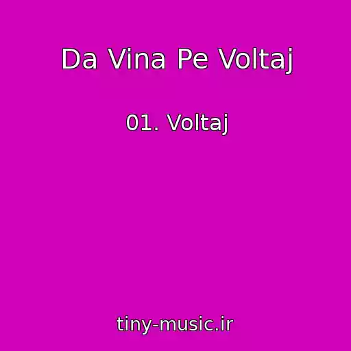 کاور آهنگ Da Vina Pe Voltaj از 01. Voltaj