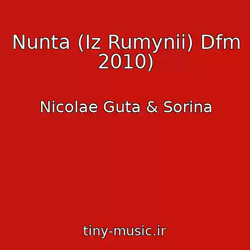 کاور آهنگ Nunta (Iz Rumynii) Dfm 2010) از Nicolae Guta & Sorina