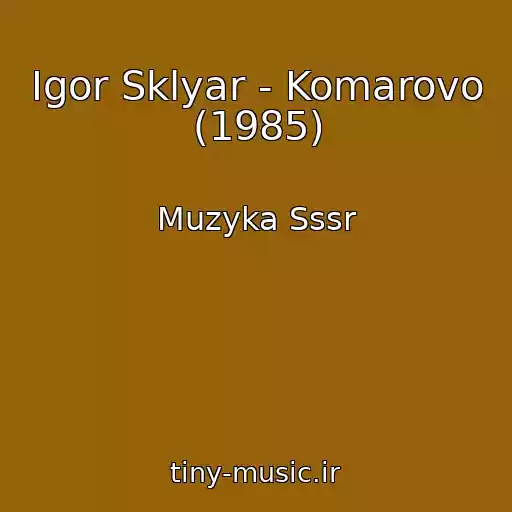 کاور آهنگ Igor Sklyar - Komarovo (1985) از Muzyka Sssr