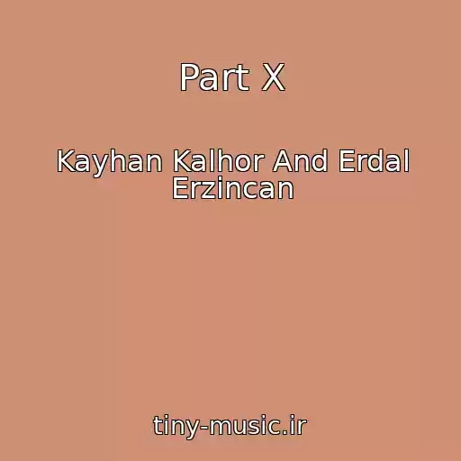 کاور آهنگ Part X از Kayhan Kalhor And Erdal Erzincan