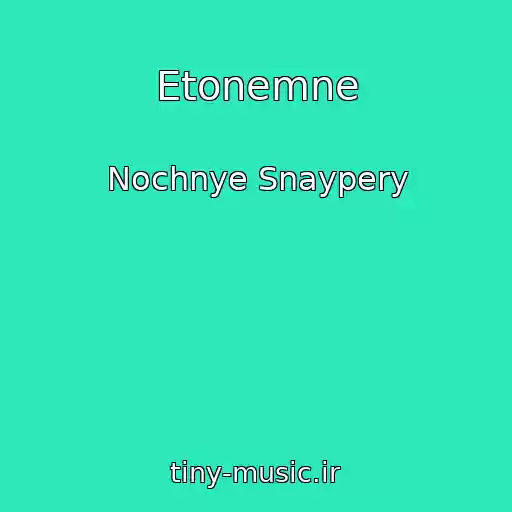 کاور آهنگ Etonemne از Nochnye Snaypery