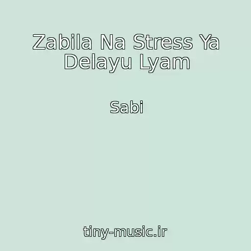 کاور آهنگ Zabila Na Stress Ya Delayu Lyam از Sabi