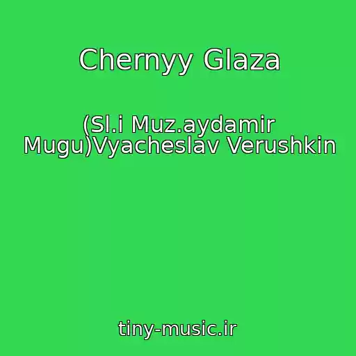 کاور آهنگ Chernyy Glaza از (Sl.i Muz.aydamir Mugu)Vyacheslav Verushkin