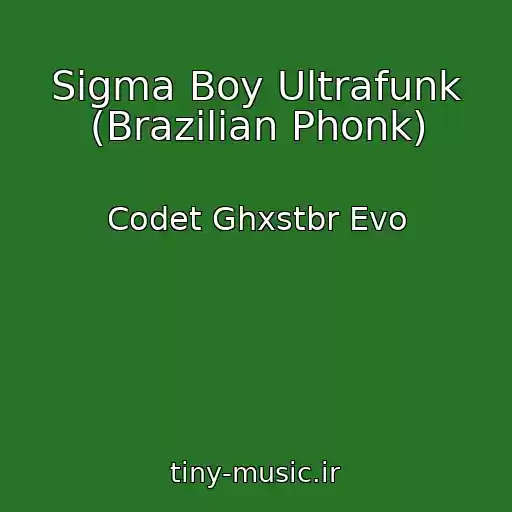 کاور آهنگ Sigma Boy Ultrafunk (Brazilian Phonk) از Codet Ghxstbr Evo
