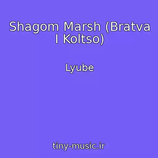 کاور آهنگ Shagom Marsh (Bratva I Koltso) از Lyube