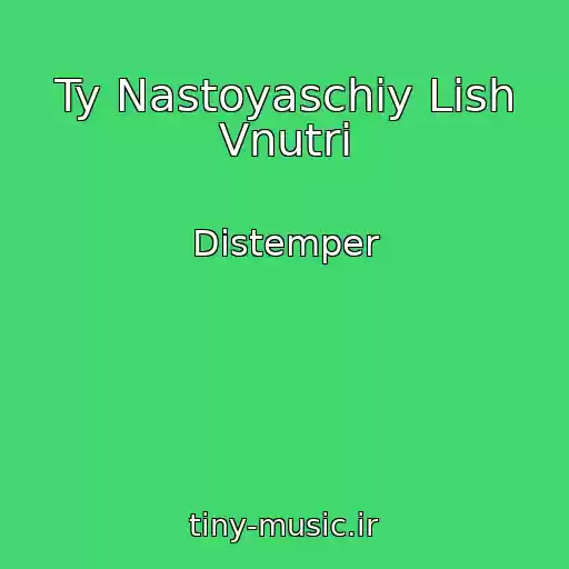 کاور آهنگ Ty Nastoyaschiy Lish Vnutri از Distemper