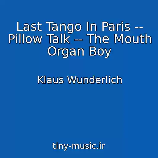 کاور آهنگ Last Tango In Paris -- Pillow Talk -- The Mouth Organ Boy از Klaus Wunderlich
