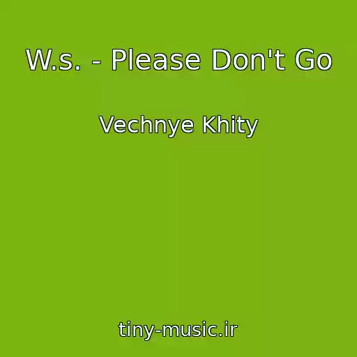 کاور آهنگ W.s. - Please Don't Go از Vechnye Khity