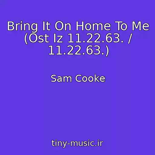 کاور آهنگ Bring It On Home To Me (Ost Iz 11.22.63. / 11.22.63.) از Sam Cooke