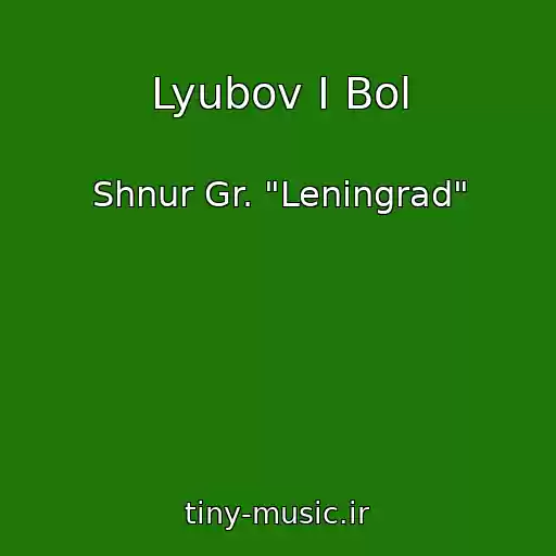 کاور آهنگ Lyubov I Bol از Shnur Gr. "Leningrad"