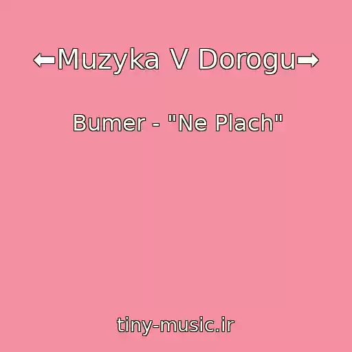 کاور آهنگ ⬅Muzyka V Dorogu➡ از Bumer - "Ne Plach"