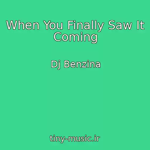 کاور آهنگ When You Finally Saw It Coming از Dj Benzina