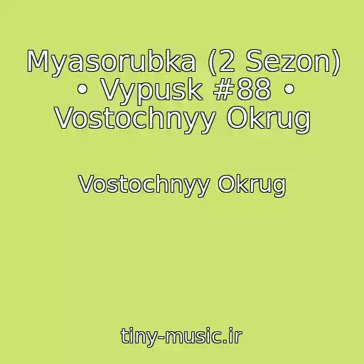 کاور آهنگ Myasorubka (2 Sezon) • Vypusk #88 • Vostochnyy Okrug از Vostochnyy Okrug