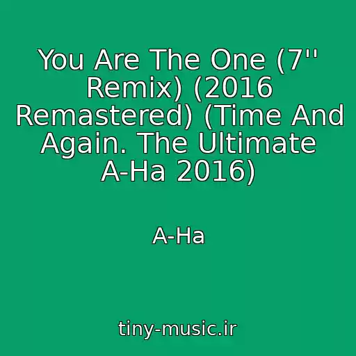 کاور آهنگ You Are The One (7'' Remix) (2016 Remastered) (Time And Again. The Ultimate A-Ha 2016) از A-Ha