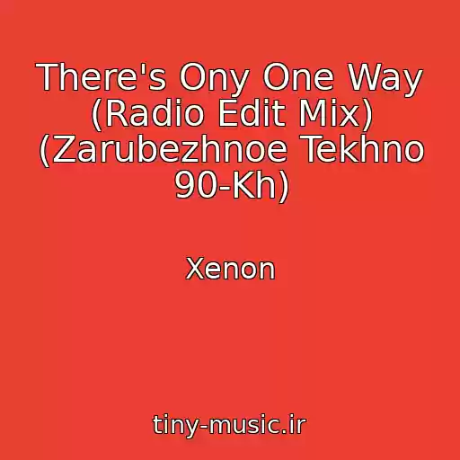 کاور آهنگ There's Ony One Way (Radio Edit Mix) (Zarubezhnoe Tekhno 90-Kh) از Xenon