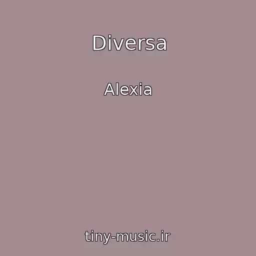 کاور آهنگ Diversa از Alexia