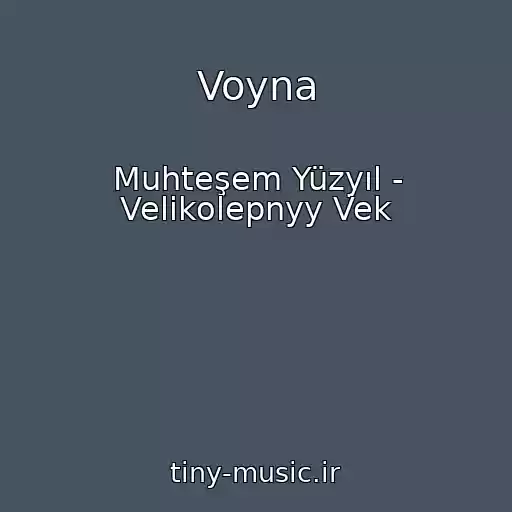 کاور آهنگ Voyna از Muhteşem Yüzyıl - Velikolepnyy Vek