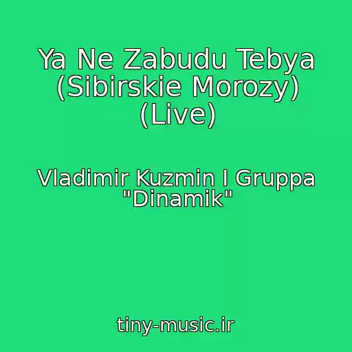 کاور آهنگ Ya Ne Zabudu Tebya (Sibirskie Morozy) (Live) از Vladimir Kuzmin I Gruppa "Dinamik"
