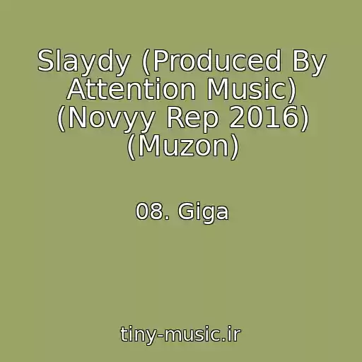 کاور آهنگ Slaydy (Produced By Attention Music) (Novyy Rep 2016) (Muzon) از 08. Giga