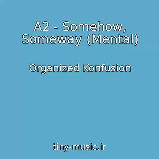 کاور آهنگ A2 - Somehow, Someway (Mental) از Organized Konfusion