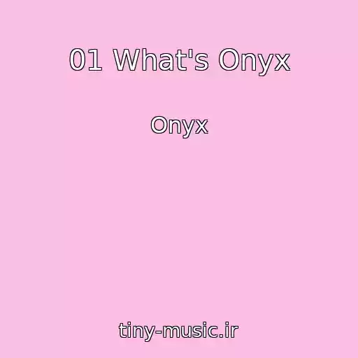 کاور آهنگ 01 What's Onyx از Onyx