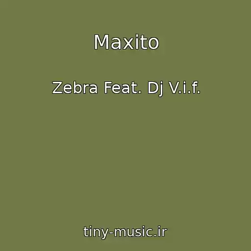 کاور آهنگ Maxito از Zebra Feat. Dj V.i.f.