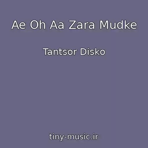 کاور آهنگ Ae Oh Aa Zara Mudke از Tantsor Disko