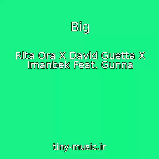 کاور آهنگ Big از Rita Ora X David Guetta X Imanbek Feat. Gunna